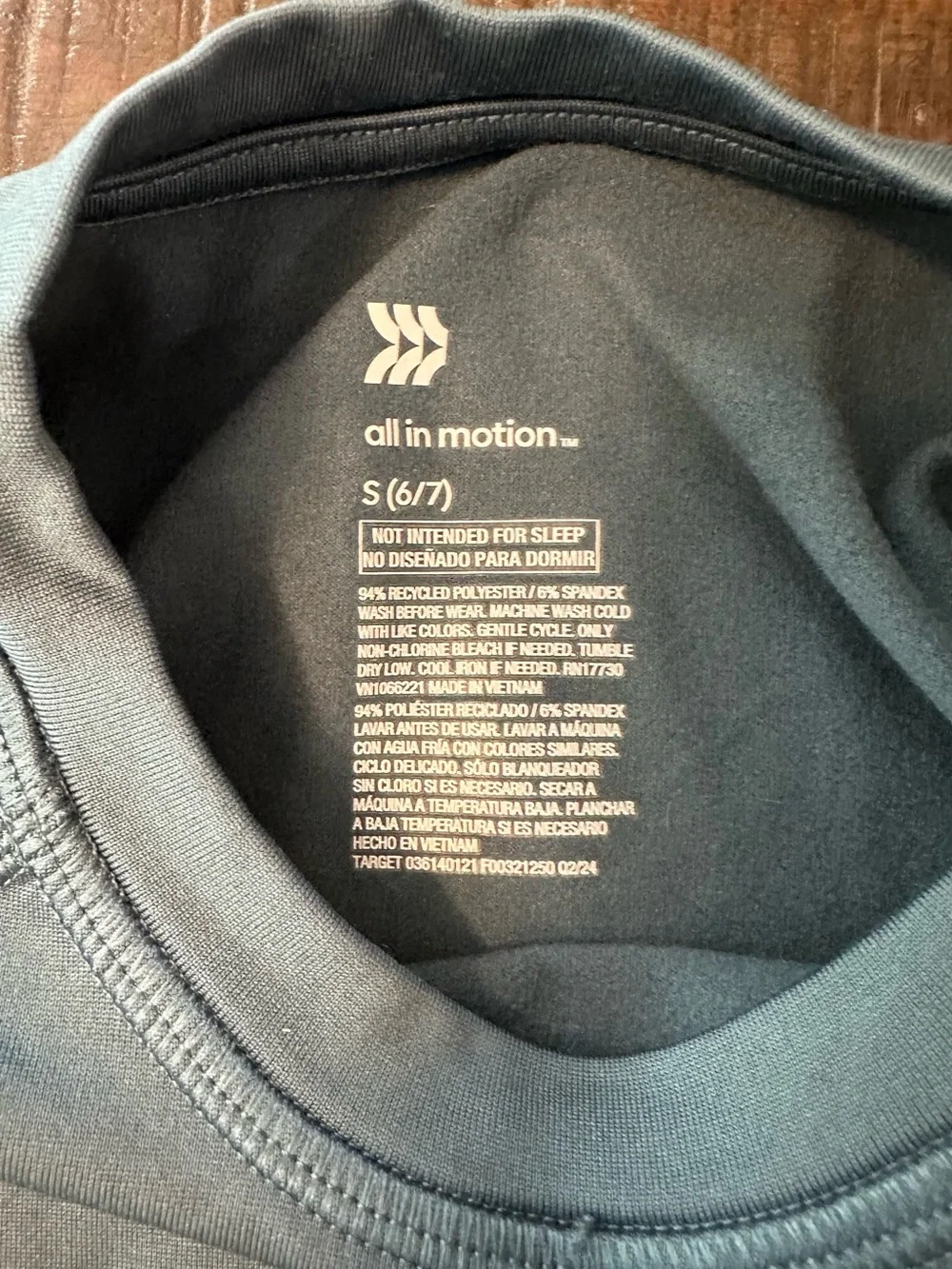 all in motion Blue Thermal Set